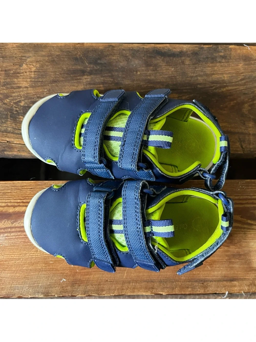 Cat & Jack Hank Toddler Fisherman Sandals Navy Blue Size 11